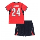 Engleska Reece James #24 Replike Gostujuci Dres za djecu SP 2026 Kratak Rukav (+ Kratke hlače)